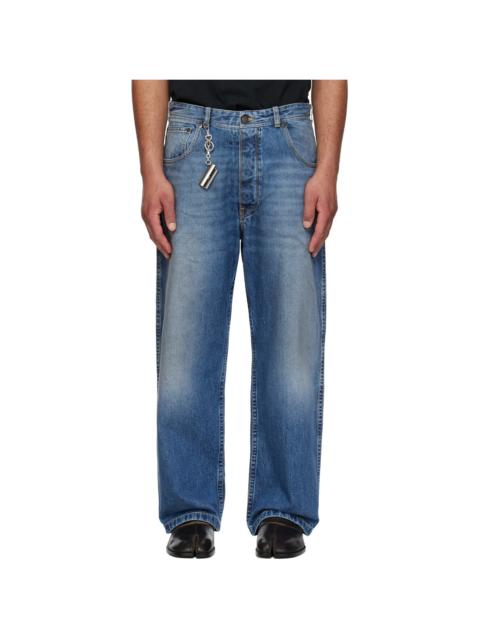 Maison Margiela Blue Faded Jeans