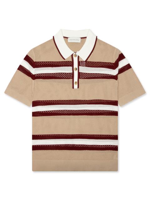 Dries Van Noten MERCY STRIPE 3701 M.K. POLO - BEIGE