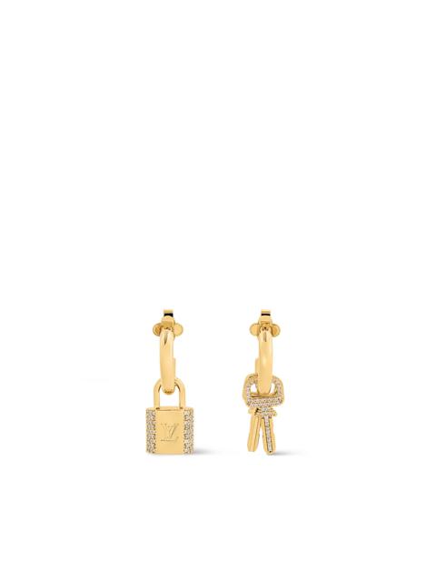 Louis Vuitton LV Padlock Earrings
