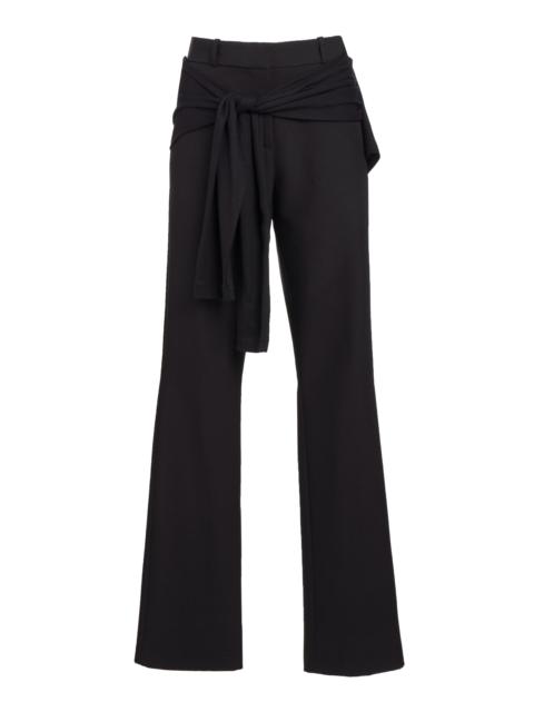 Jersey Wrap Pants black
