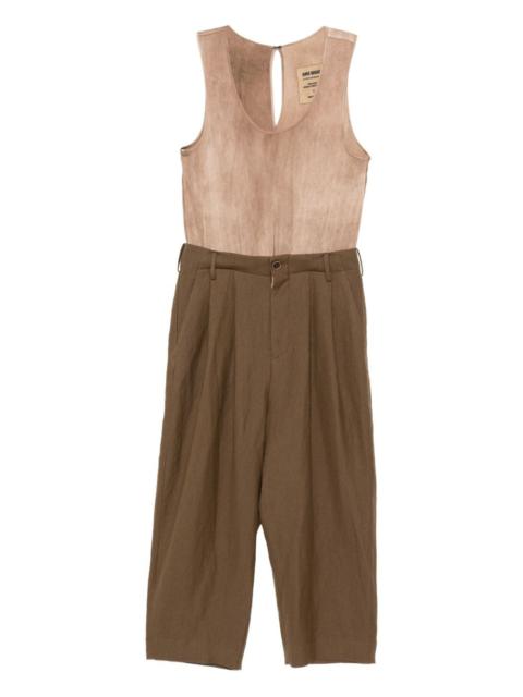 UMA WANG pleated cropped trousers