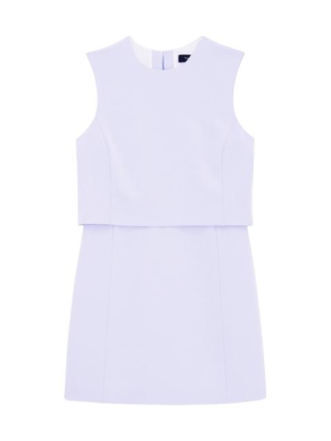 Theory Women's Sculpted Sleeveless Minidress - Pearl Blue