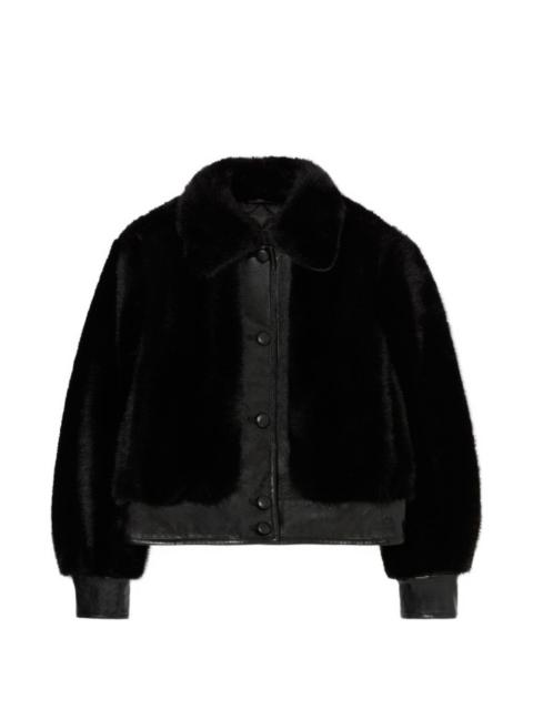 Claudie Pierlot short faux-fur jacket