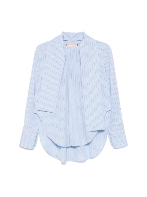 Plan C striped cotton shirt