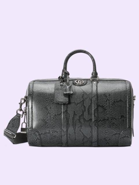 GUCCI Python duffle bag with Double G