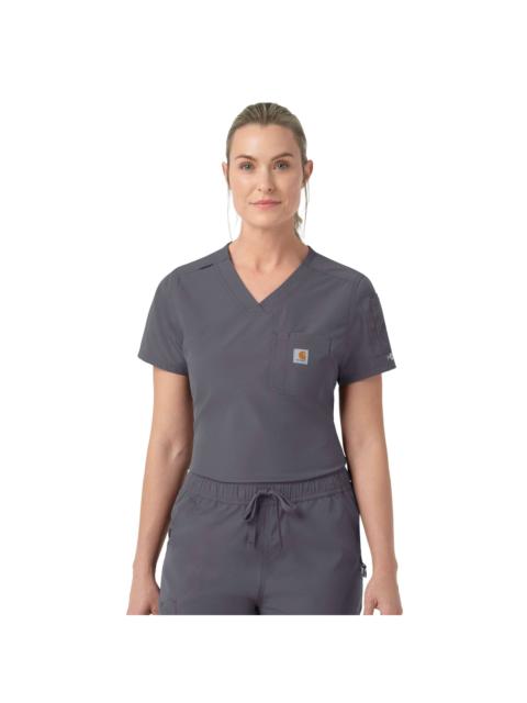 Carhartt Women's Rugged Flex FLD Tuck-in Scrub Top