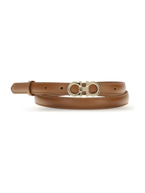 FERRAGAMO Gancini Leather Belt
