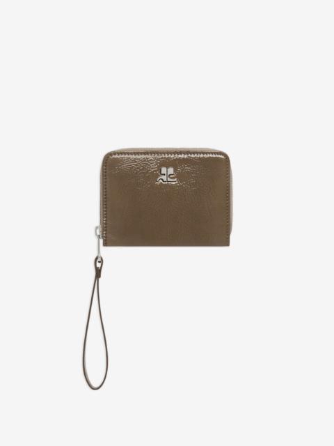 courrèges zipped wallet