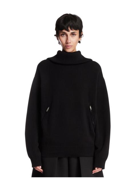 Black Back-To-Front Sweater