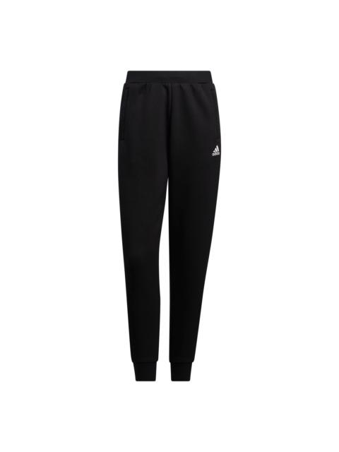 (WMNS) adidas Must Haves 3-Stripes Doubleknit Joggers 'Black' HM7072