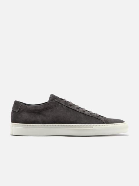 ACHILLES WAXED SUEDE SNEAKERS