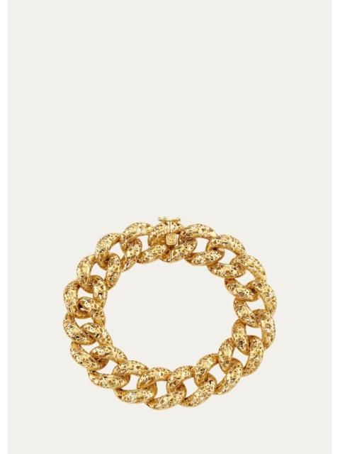 SYDNEY EVAN 14K Gold Icon Wallpaper Link Bracelet