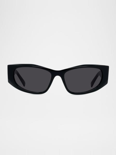 Givenchy GV40116IW Bio-Acetate Wrap Around Sunglasses