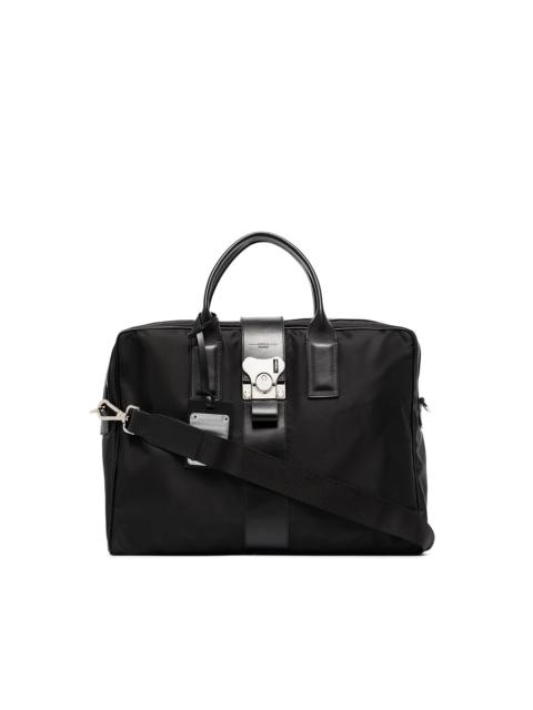 FPM Milano leather-trim briefcase