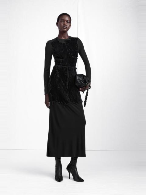 Maison Margiela Velvet Panel Maxi Skirt