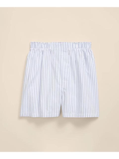 Brooks Brothers Cotton Broadcloth Pinstripe Boxers