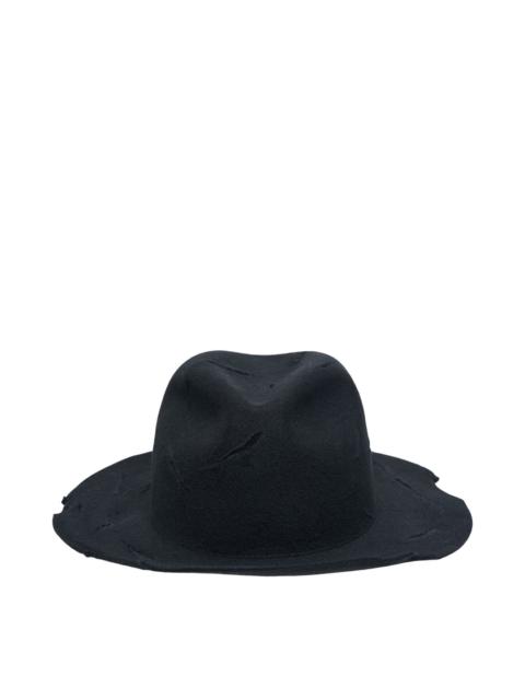 Yohji Yamamoto Distressed Cut Out Hat
