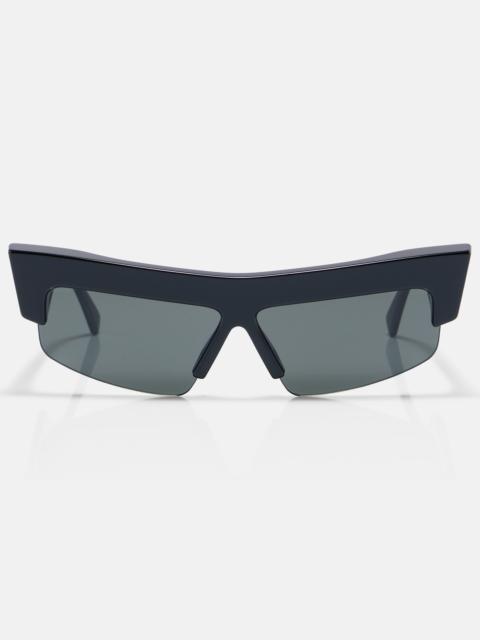 PHOEBE PHILO Sliced Cruise rectangular sunglasses