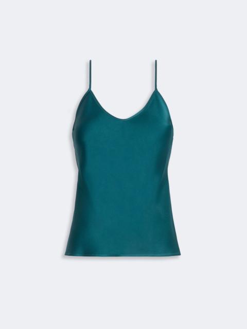 Max Mara COMMA Envers satin camisole top - OIL