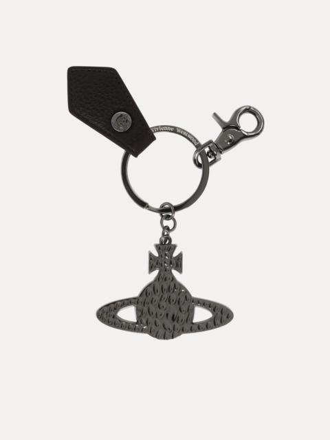Vivienne Westwood HAMMERED ORB KEYRING