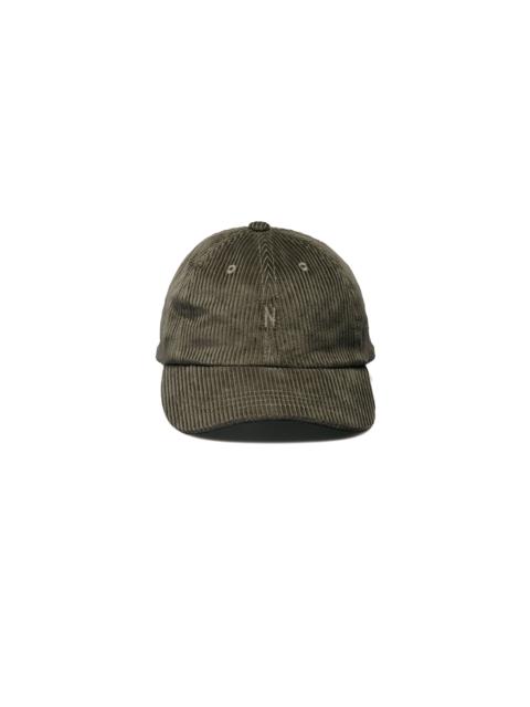 NORSE PROJECTS Wide Wale Corduroy 6-Panel Cap Beluga