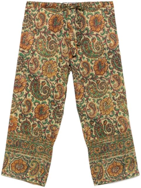 Valentino paisley-print trousers