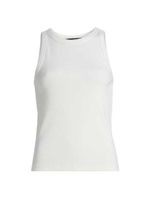 Jenni Kayne Women's Rib-Knit Cotton Tank - Ivory