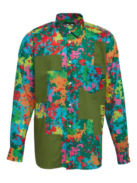 Comme des Garçons Homme Plus patchwork printed shirt