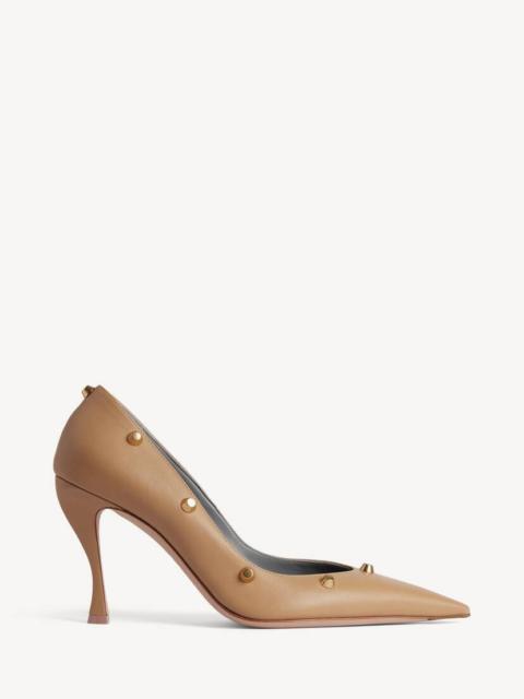 BALENCIAGA Women's Midnight City Pump in Beige