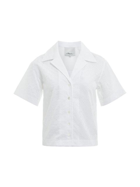 3.1 Phillip Lim Broderie Anglaise Patchwork Shirt