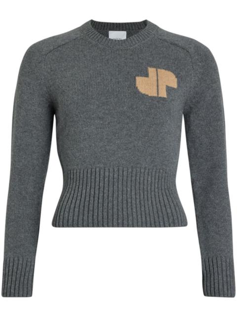 PATOU intarsia-knit logo jumper