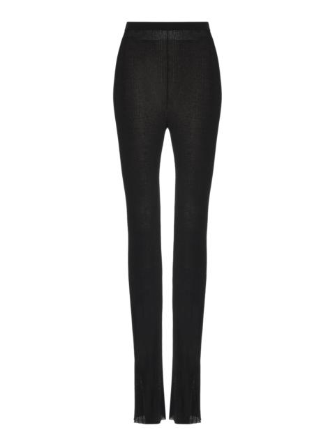 NENSI DOJAKA Nensi Dojaka for Calvin Klein Sheer-Knit Pants black