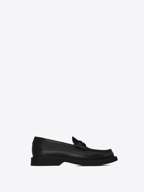 SAINT LAURENT teddy penny loafer in smooth leather