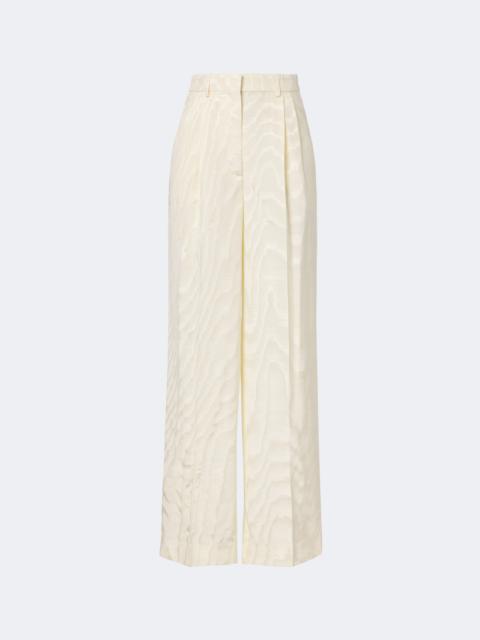 Stella McCartney Pleated moiré pants
