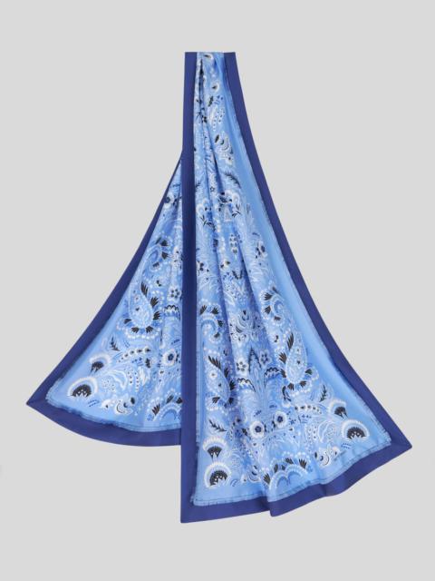 Etro PRINTED TWILL SCARF