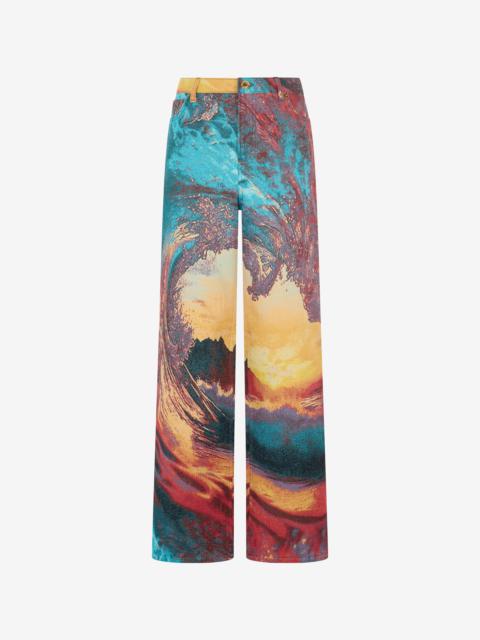 Roberto Cavalli Itaca Print Trousers