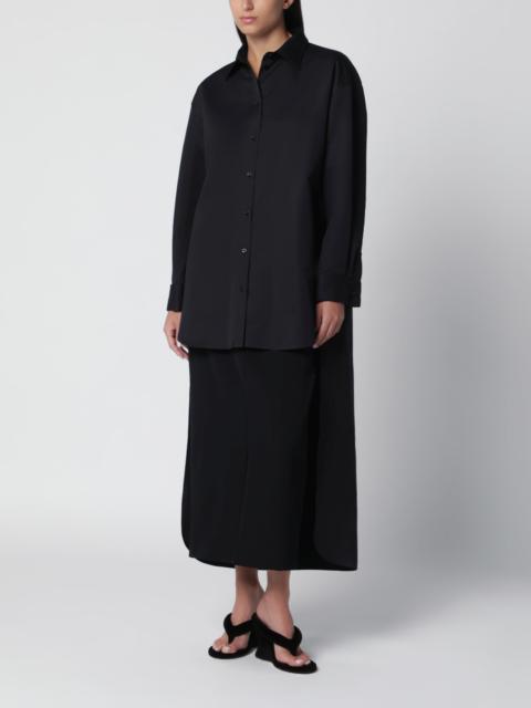 BALENCIAGA Train black shirt in cotton and silk