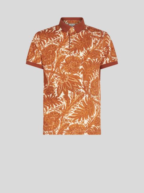 Etro PRINTED COTTON POLO SHIRT