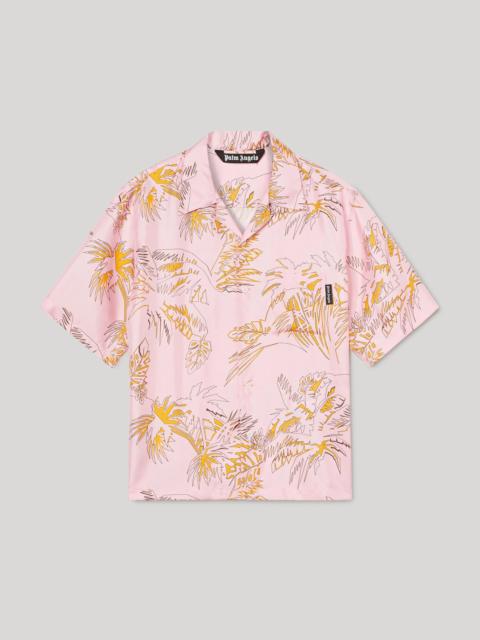 ABSTRACT PALMS BOWLING SHIRT