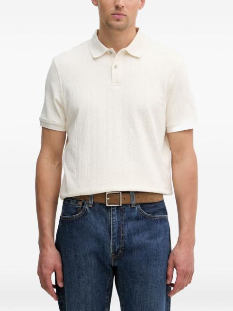 GUESS USA textured polo shirt