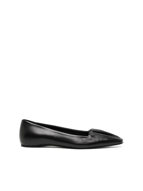 square-toe loafers