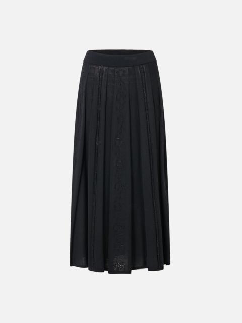 CAMILLA PLEATED KNIT SKIRT