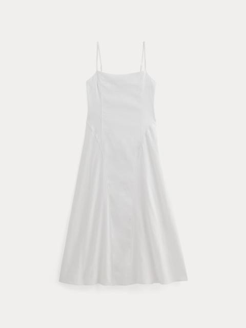 EVERLANE THE SEAMED DRESS IN STRETCH LINEN
