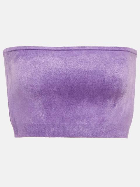 Alaïa Velvet bandeau top