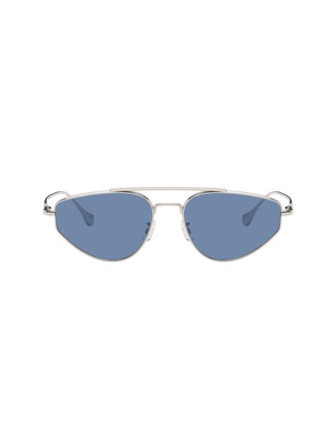 Jil Sander Silver Oliver Peoples 'Edition 5' Aviator Sunglasses