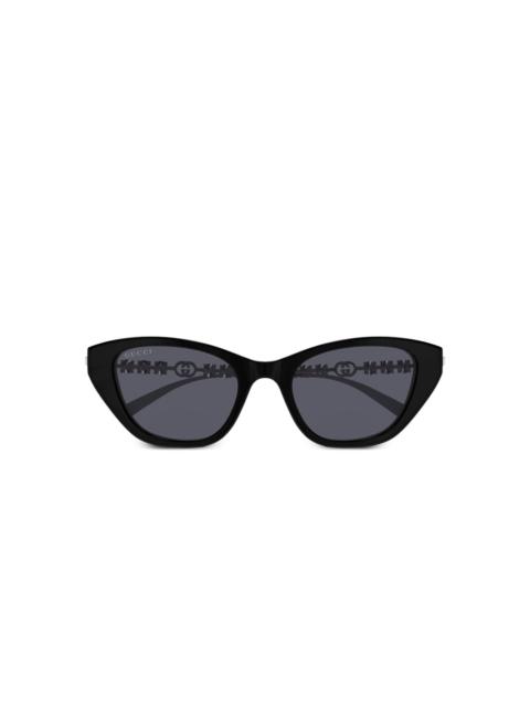 GUCCI GG1968S cat-eye logo sunglasses