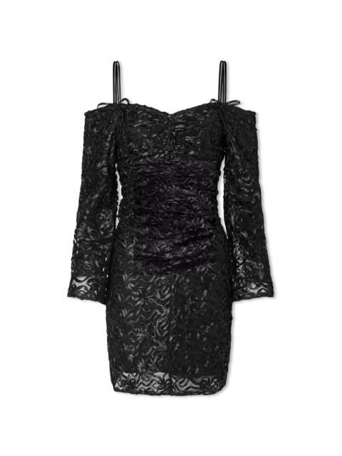 GANNI GANNI Ribbon Tulle Mini Dress