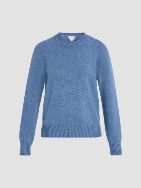 Bottega Veneta Women's Cashmere-Blend Crewneck Sweater - Blue