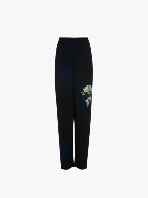 Pyjama Trouser in Navy Ombré & Floral