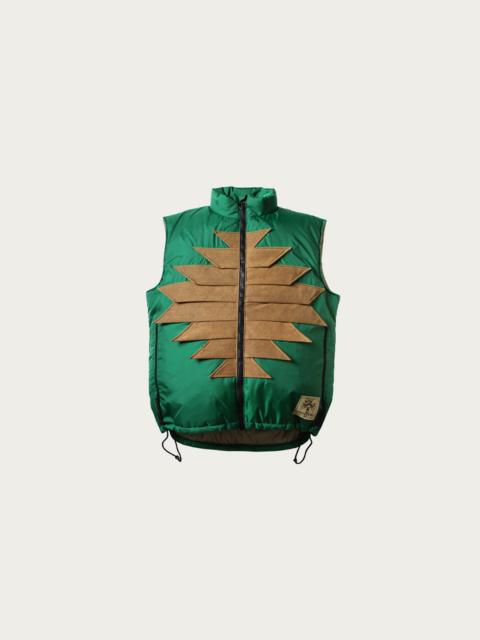 Kapital Nylon ZEPHYR Fishing Vest - Green